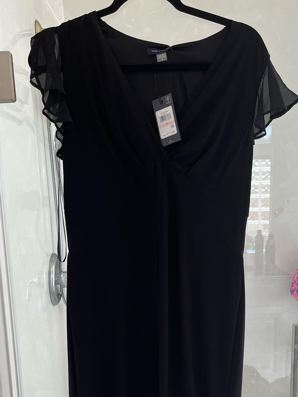 Tommy Hilfiger Black Women's Ruffle Hem Skirt-BRAND NEW NEVER WORN